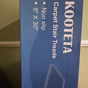 Dark Gray Carpet Stair Treads